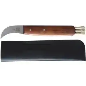 Pilzmesser Herder Windmühlenmesser 4,6cm + Etui Pflaume
