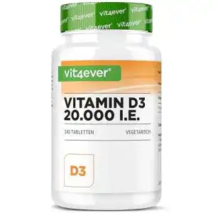 Vitamin-D3-Tabletten Vit4ever Vitamin D3 20.000 I.E. Depot