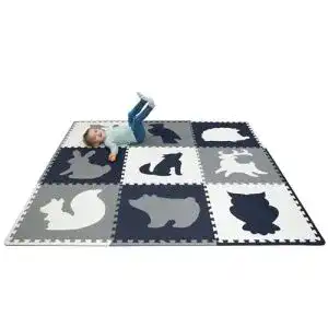 Puzzlematte Hakuna Matte große für Babys 1,8×1,8m – 9 XXL