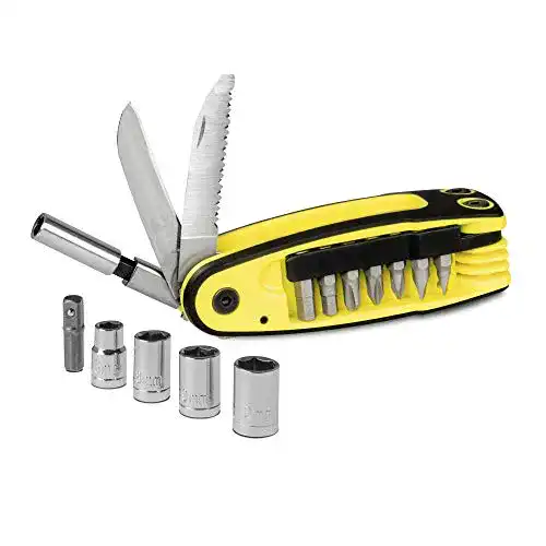 Mini-Multitool TROTEC 15-in-1 Multifunktionswerkzeug, kompakt