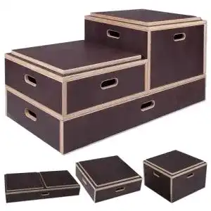 Plyo-Box Sport-Thieme Holz Kombi | rutschfeste Jump-Box