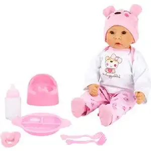Puppe Weichkörper Small Foot Babypuppe Mädchen mit Zubehör