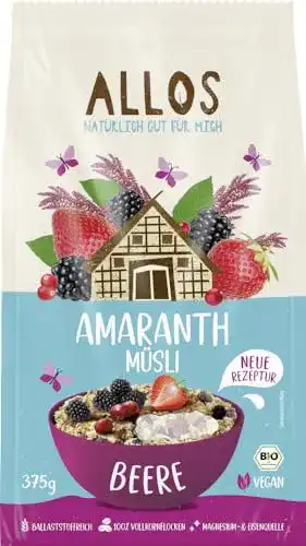 Amaranth-Müsli Allos Bio Amaranth Beeren Müsli (6 x 375 gr)