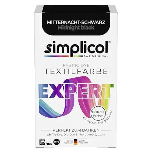 Textilfarbe Schwarz simplicol Textilfarbe expert Mitternacht-Schwarz