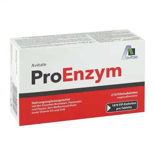 Die beste Bromelain Avitale ProEnzym, magensaftresistente Filmtabletten 2026 Test Bestseller Bromelain Avitale ProEnzym, magensaftresistente Filmtabletten