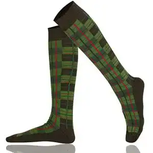 Kniestrümpfe Mysocks Unisex lange Socken Design prüfen khaki