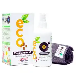 Schallplattenreiniger ecomoist® Ecomoist 250 ml, Mikrofaser-Set