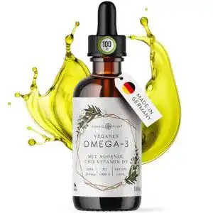 Mikroalgen Nordic Pure Omega 3 Algenöl Präparat 100 ml