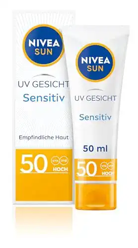 Nivea-Sonnencreme NIVEA SUN UV Gesicht Sensitiv LSF 50+