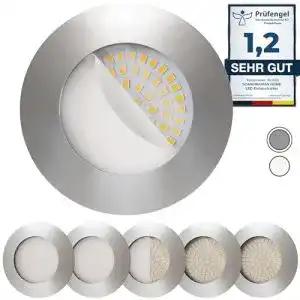 LED-Spot dimmbar Scandinavian home Lysea, 6er Set, 60-70mm