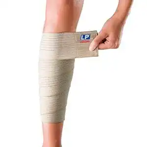 Wadenbandage LP SUPPORT 635 – Wickelgurt (Farbe schwarz)