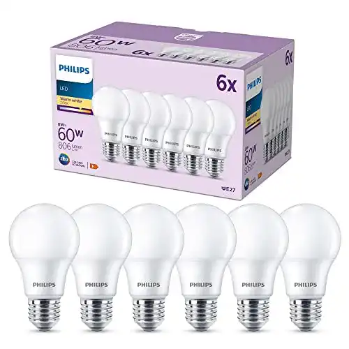 LED E27 60 W Philips Lighting Philips Classic LED E27 Lampe, 60W