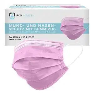 Mundschutz rosa Mea Vita medizinischer Einweg Mund- u, Nase