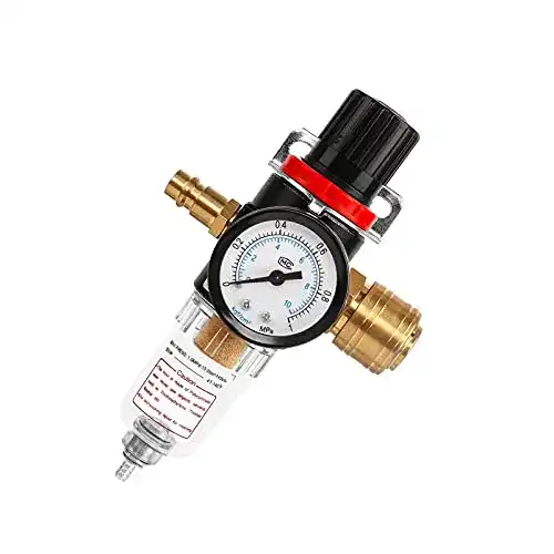 Wasserabscheider Druckluft MOPOIN, Druckminderer 1/4 Zoll