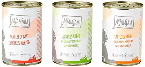 MjAMjAM-Katzenfutter MjAMjAM Nassfutter Mixpaket 1, 6 x 400 g