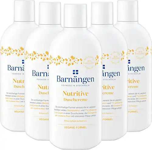 Duschcreme Barnängen Nutritive, 5er Pack (5 x 250 ml)