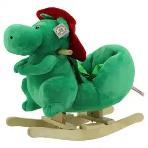 Schaukeltier Sweety Toys 9053 GRISU Plüsch Schaukelstuhl Drache