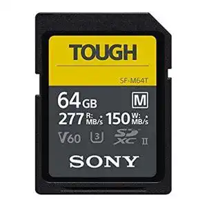 SDXC (64 GB) Sony SF-M64T SD-Speicherkarte, UHS-II, SD Tough