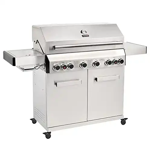 Taino-Gasgrill TAINO Platinum Gasgrill Edelstahl Keramik-Brenner