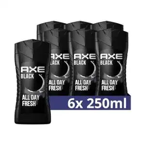 Axe-Duschgel Axe 3-in-1 Duschgel & Shampoo Black, 6 Stück