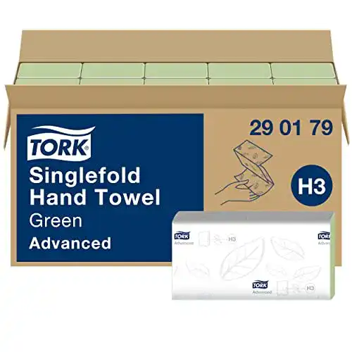 Papierhandtücher Tork grüne Zickzack Universal 290135, 20 x 200