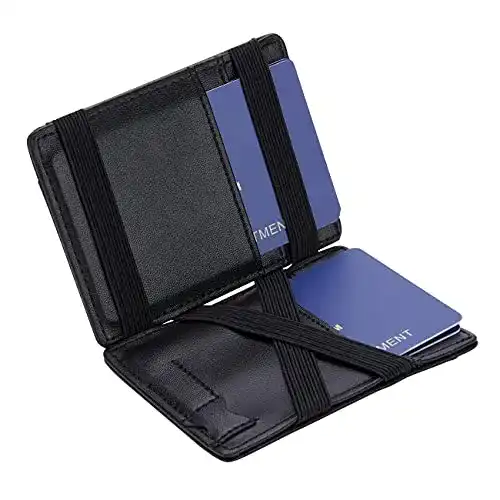 Magic Wallet mit Münzfach BISON DENIM, Geldbörse Leder