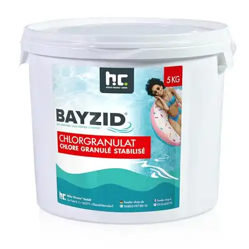 Die beste Chlorgranulat Höfer Chemie 5 kg BAYZID ® Chlor Granulat 2026 Test Bestseller Chlorgranulat Höfer Chemie 5 kg BAYZID ® Chlor Granulat