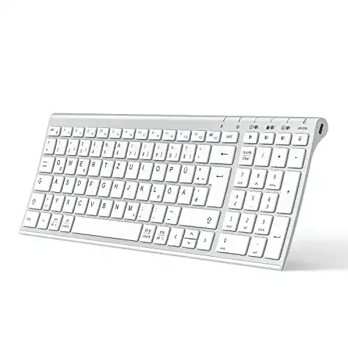 Android-Tastatur iClever BK10 Bluetooth Tastatur, kabellos