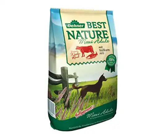Dehner-Hundefutter Dehner Best Nature, Maxi Adult, Rind u. Lachs