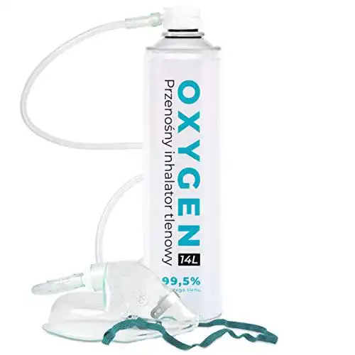 Medizinischer Sauerstoff Green Blue Oxygen 14L in der Dose