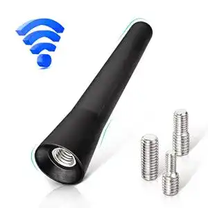 Autoantenne kurz Eightwood, FM DAB Antenne Auto, 6,5cm Mini