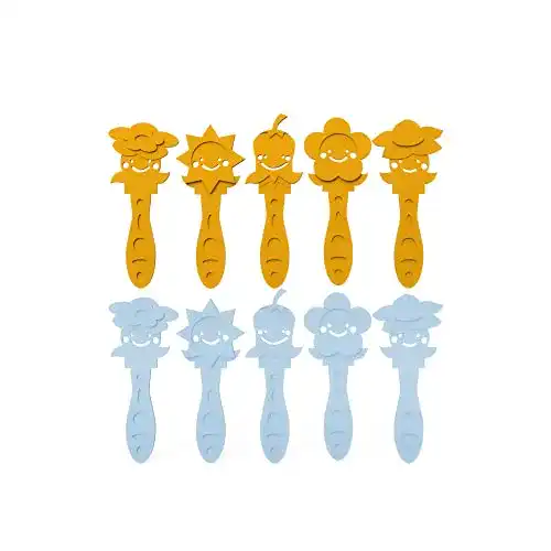 Eisstiele 3DREAMS 10er Set Flowers EIS selber Machen