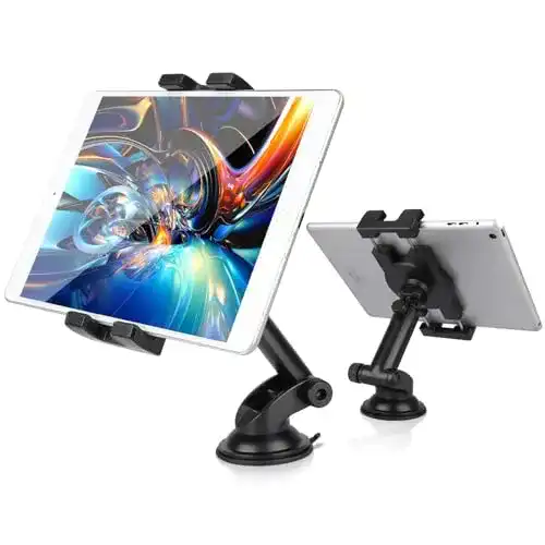 Tablet-Halterung fürs Auto Linkstyle, 360° Schwenken, Saugnapf