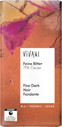 Dunkle Schokolade Vivani Bio Feine Bitter 71% Cacao (2 x 100 gr)