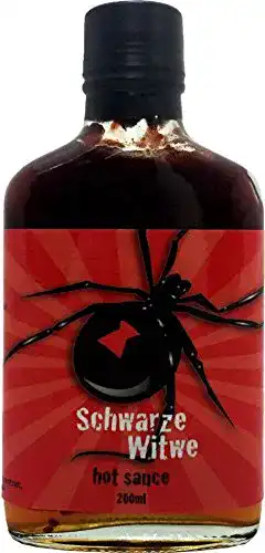 Chili-Sauce Hot & Fire Schwarze Witwe Hot Sauce – 200 ml