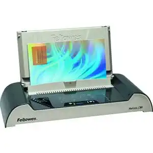 Thermobindegerät Fellowes 5641001 Büro Helios 30 platin/schwarz