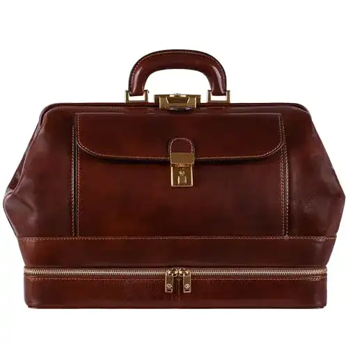 Arzttasche Time Resistance Leder Arztkoffer, Businesstasche