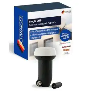 Schwaiger-LNB SCHWAIGER 272 Single LNB digital 1 Teilnehmer