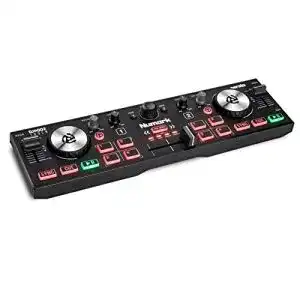 DJ-Controller Numark DJ2GO2 Touch, für unterwegs, 2-Deck USB