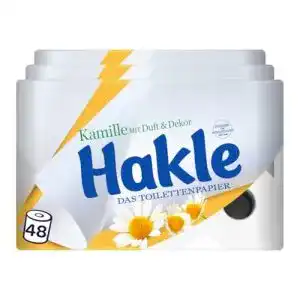 Toilettenpapier 3-lagig Hakle Toilettenpapier Kamille, 48 Rollen