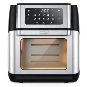 Heißluftfritteuse XXL Innsky Heißluftfritteuse 10L, 1500W Airfryer