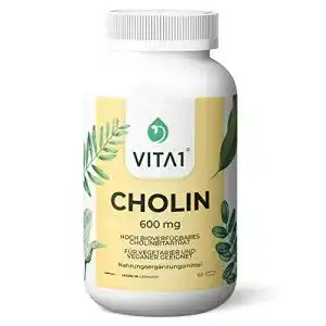 Cholin VITA 1 600 mg, 60 Kapseln (Monatspackung)