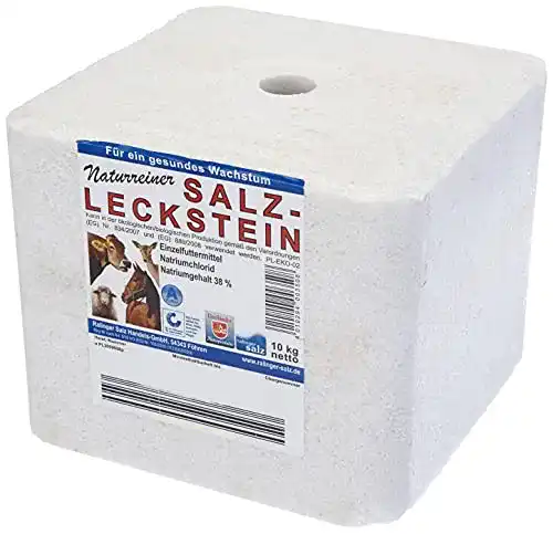 Salzleckstein Ralinger Salz weiß 10 kg