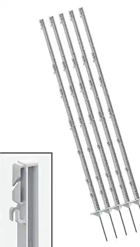 Weidezaunpfähle Landkaufhaus Mayer, 156cm, 40 St. Weiß