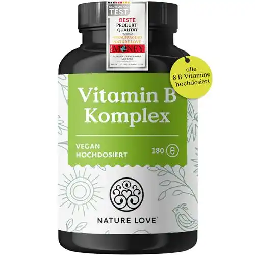 Die beste Vitamin-B-Komplex Nature Love ® Vitamin B Komplex Forte 2026 Test Bestseller Vitamin-B-Komplex Nature Love ® Vitamin B Komplex Forte