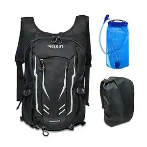 Fahrradrucksack 30 Liter CLOUT mit Trinkblase, Helmnetz