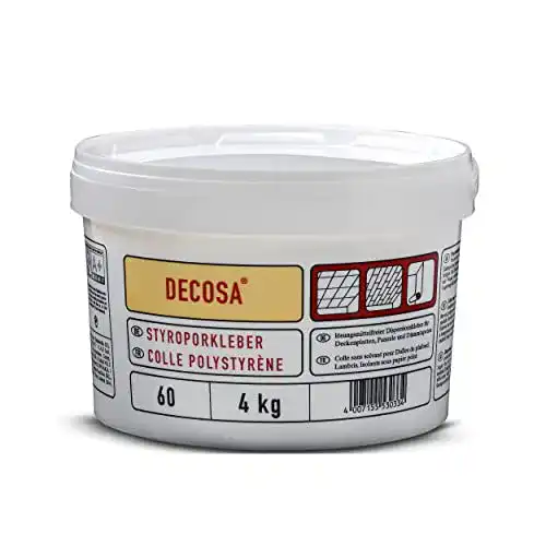 Styroporkleber Decosa , weiß, 1 Eimer à 4 kg