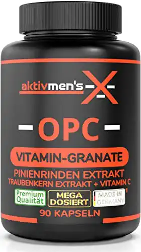 Pinienrindenextrakt aktivmen´s OPC Pinienrinden Extrakt, 90 Kaps.