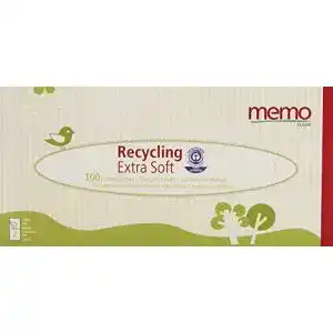Kosmetiktücher Memo Hygiène MH1067 Bio ECO, 100 Stück