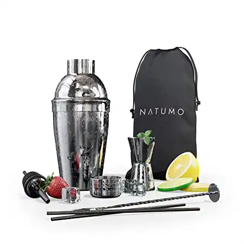 Barkeeper-Set NATUMO ® Cocktail Shaker Set 10 Teilig
